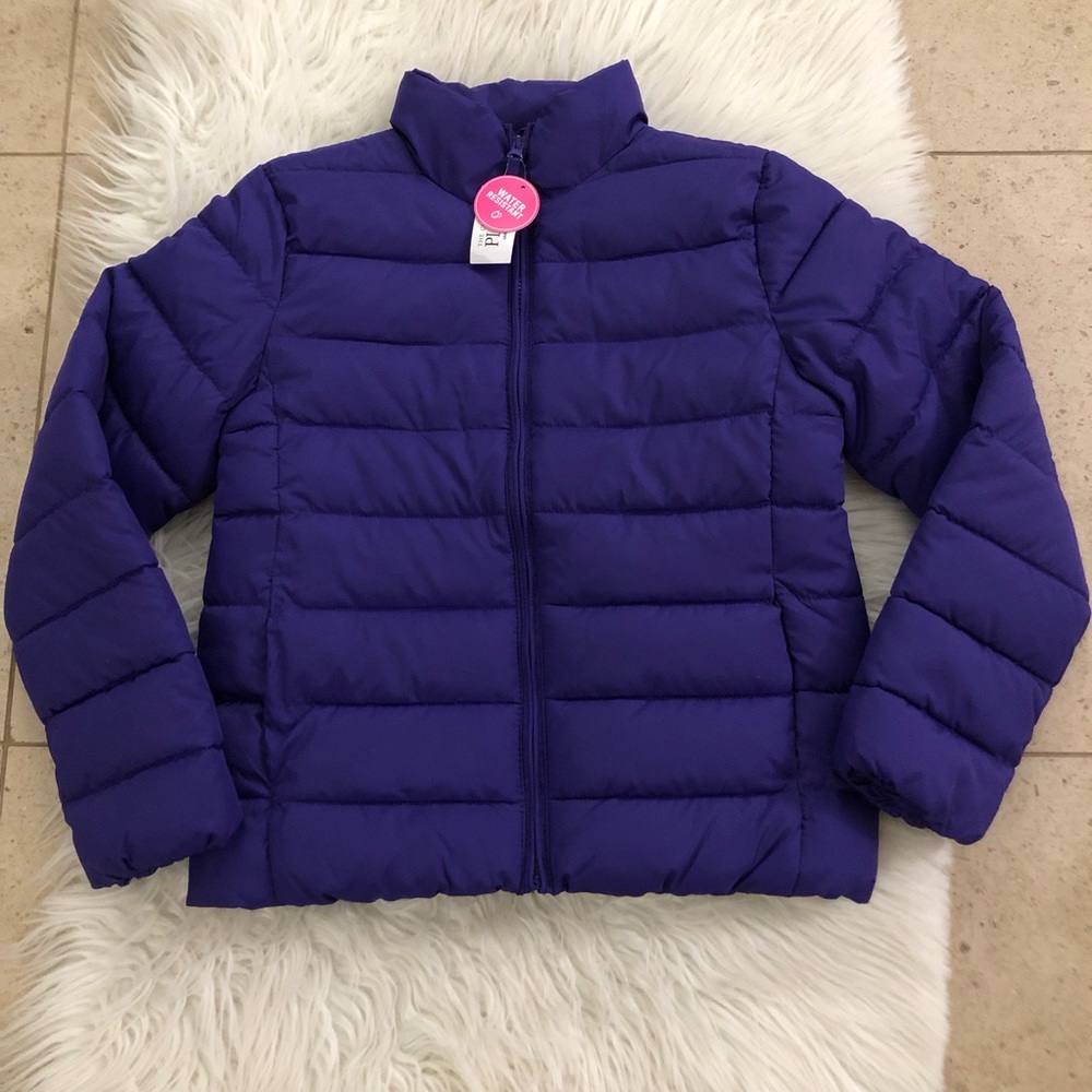 NWT The Children’s Place Kids Purple Puffer Jacket